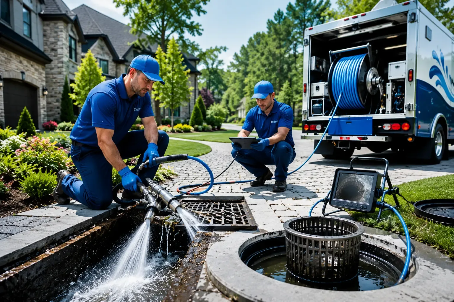 Local outdoor drain cleaning professionals in Pewaukee, WI